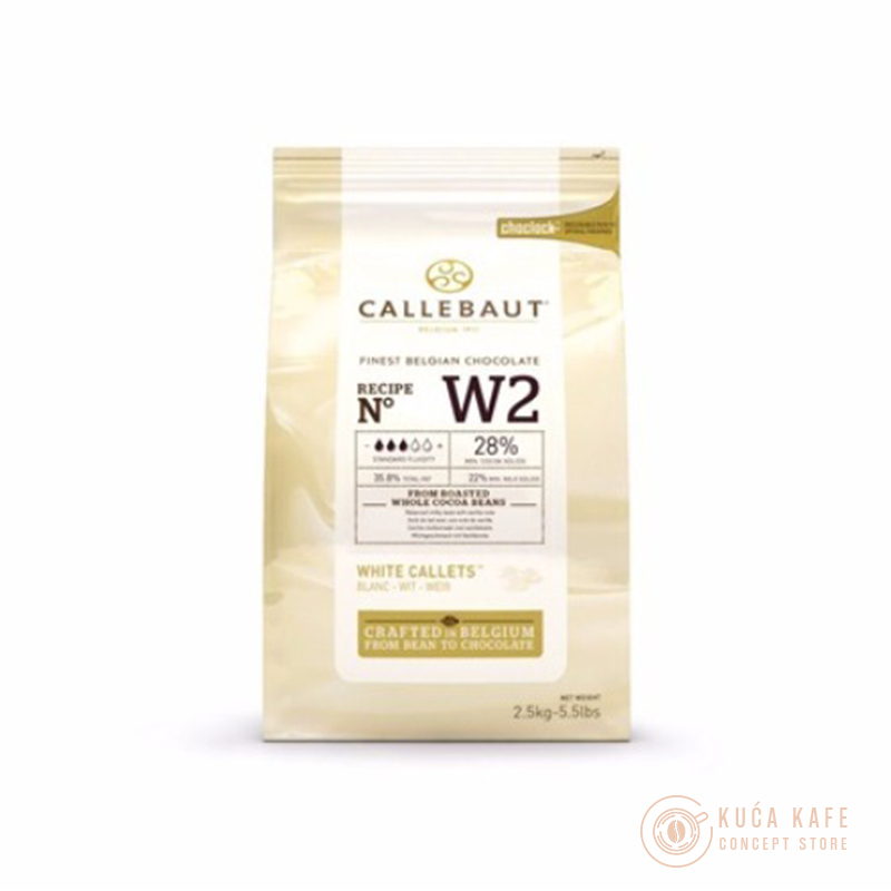 Čokolada za kuhanje i jelo Callebaut bijela čokolada 28% Select