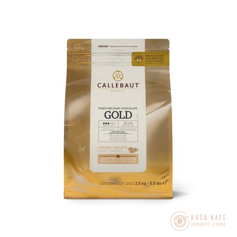 Čokolada za kuhanje i jelo Callebaut Gold