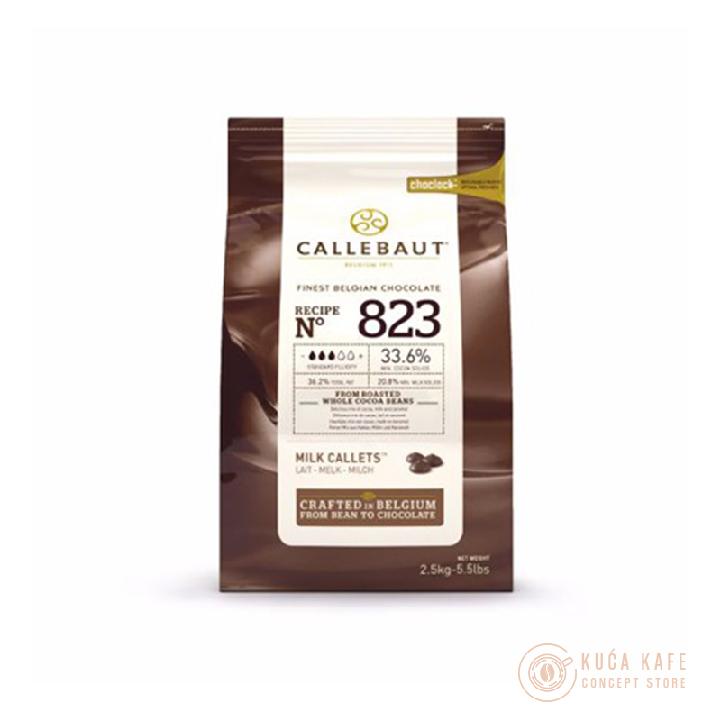 Čokolada za kuhanje i jelo Callebaut mliječna čokolada 33,6%