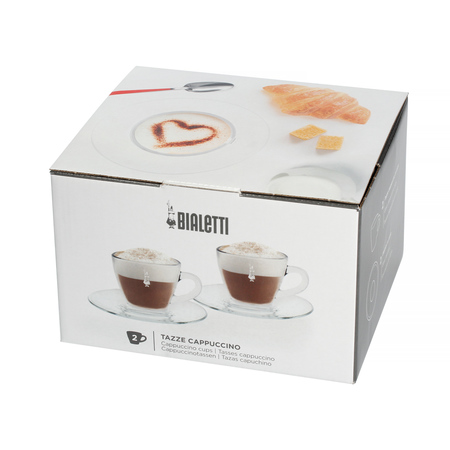 Set soljica BIALETTI- VETRO espresso 2 CUPS