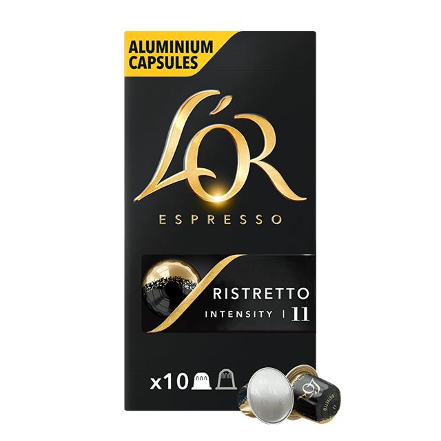 KAFA JACOBS L'OR Ristretto Nespresso 11 10 kaps